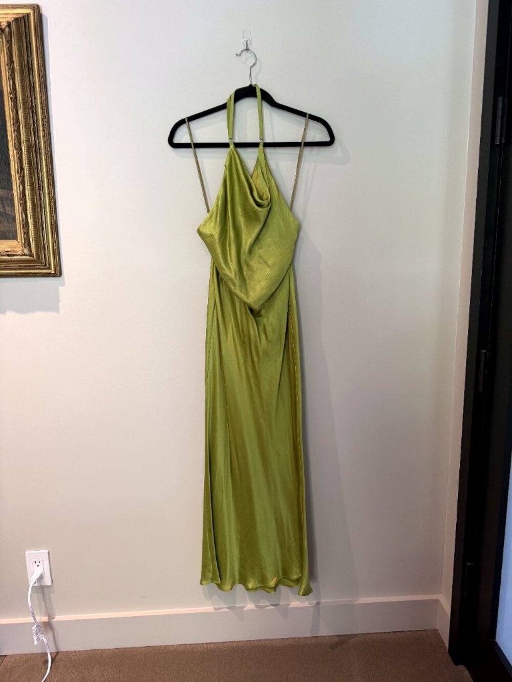 Bec & Bridge Odessa Halter Maxi Dress in Chartreuse Green (NWT) - Picture 5 of 8